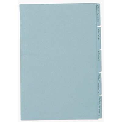 Exacompta Ref FT170-BLUZ Guildhall Tabbed Folders, 345x240mm, 170gsm Lightweight Premium Manilla, A4 & Foolscap Documents, Tabs for Use With Suspension Folders Blue, Pack of 100 Exacompta Ref FT170-BLUZ Guildhall Tabbed Folders, 345x240mm, 170gsm Lightweight Premium Manilla, A4 & Foolscap Documents, Tabs for Use With Suspension Folders Blue, Pack of 100
