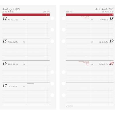 rido/idé Weekly Calendar Timing 2 (2025), 2 Pages = 1 Week, 93 × 172 mm, 128 Pages rido/idé Weekly Calendar Timing 2 (2025), 2 Pages = 1 Week, 93 × 172 mm, 128 Pages