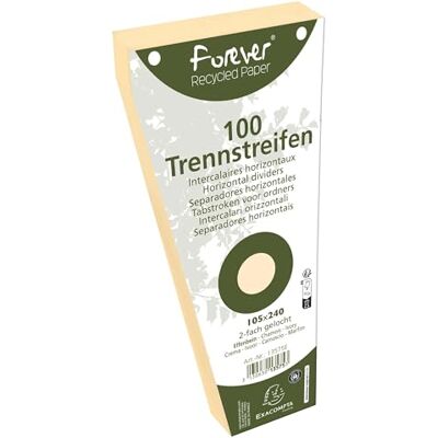 Exacompta Ref 13575E Box of 6 Packs of 100 trapezoidal dividers Punched Forever 105x240mm Bubble Exacompta Ref 13575E Box of 6 Packs of 100 trapezoidal dividers Punched Forever 105x240mm Bubble