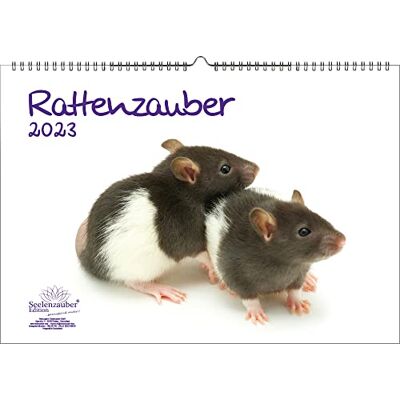 Seelenzauber Rattenzauber DIN A3 Calendar for 2023 Rats Seelenzauber Rattenzauber DIN A3 Calendar for 2023 Rats