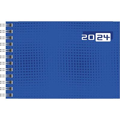 rido/idé Weekly calendar model Septimus 2024, Date Book, 2 pages = 1 week landscape sheet size 15.2 x 10.2 cm, blue rido/idé Weekly calendar model Septimus 2024, Date Book, 2 pages = 1 week landscape sheet size 15.2 x 10.2 cm, blue