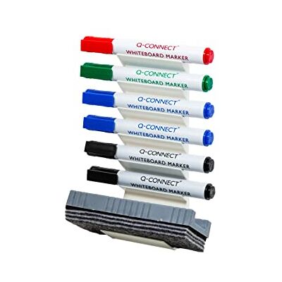 Q-Connect Whiteboard Pen and Eraser Holder Q-Connect Whiteboard Pen and Eraser Holder