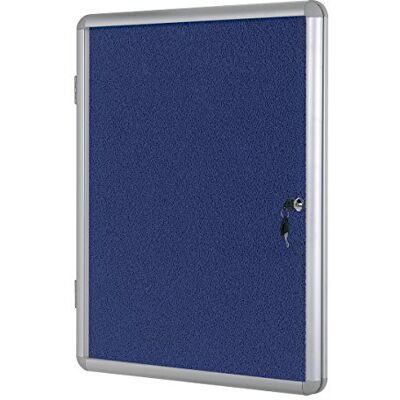 Bi-Office Display Case Enclore, Blue Felt, Aluminium, 180 x 120 cm Bi-Office Display Case Enclore, Blue Felt, Aluminium, 180 x 120 cm