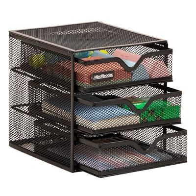 MINMESH3 Black Storage Box - Space-saving Organizer MINMESH3 Black Storage Box - Space-saving Organizer