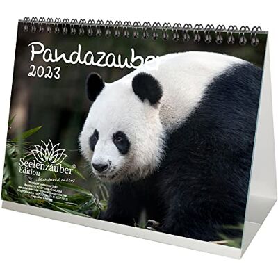 Seelenzauber Pandazauber DIN A5 Desk Calendar for 2023 Panda Seelenzauber Pandazauber DIN A5 Desk Calendar for 2023 Panda