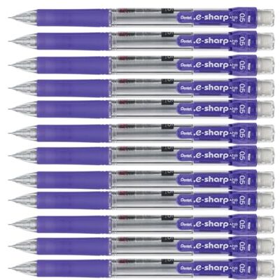 Pentel 0.5 mm E Pencil Violet (Pack of 12) Pentel 0.5 mm E Pencil Violet (Pack of 12)