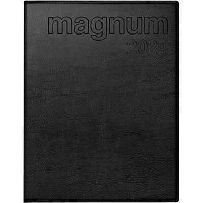 rido/idé Weekly Date Book Calendar Model Magnum 2024 2 Pages = 1 Week Sheet Size 18.3 x 24 cm Black rido/idé Weekly Date Book Calendar Model Magnum 2024 2 Pages = 1 Week Sheet Size 18.3 x 24 cm Black