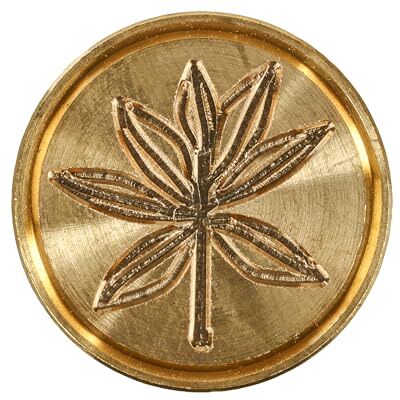 Jacques Herbin 40404T A brass seal with varnished wooden handle Symbols Laurel Manufactured in France Creative Art Tool 24 mm size Wax Stamp Jacques Herbin 40404T A brass seal with varnished wooden handle Symbols Laurel Manufactured in France Creative Art Tool 24 mm size Wax Stamp