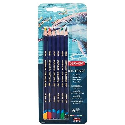 Derwent - Inktense Permanent Watercolour Pencils - Pencils Derwent - Inktense Permanent Watercolour Pencils - Pencils