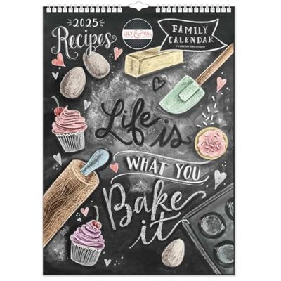 Portico Designs Ltd 2025 Lily & Val A3 Baking Family Organiser Planner Wall Calendar Portico Designs Ltd 2025 Lily & Val A3 Baking Family Organiser Planner Wall Calendar
