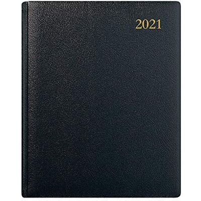 Collins Classic Quarto Manager Day to Page 2021 Diary Black Collins Classic Quarto Manager Day to Page 2021 Diary Black