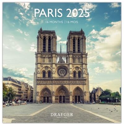 DRAEGER PARIS 1886 Large Wall Calendar 2025-29x29cm 12 Photos September 2024-December 2025-7 Languages Ecological Design FSC Paper Various themes: Paris, Animals, Artistic DRAEGER PARIS 1886 Large Wall Calendar 2025-29x29cm 12 Photos September 2024-December 2025-7 Languages Ecological Design FSC Paper Various themes: Paris, Animals, Artistic
