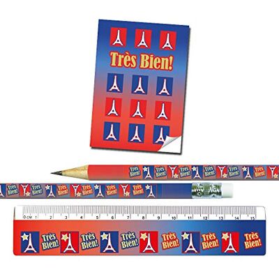 SuperStickers Très Bien! Stationery Set With Notepad SuperStickers Très Bien! Stationery Set With Notepad