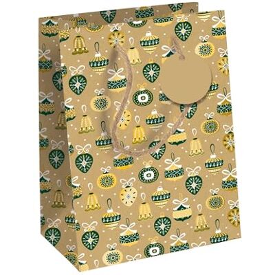 Eurowrap Clairefontaine X-34665-3C A Pack of 6 Kraft Gift Bags- Medium Size 21,5x10,2x25,3cm 210g Motif : Kraft Forest- Ideal for : Books, Games, Small Gifts Eurowrap Clairefontaine X-34665-3C A Pack of 6 Kraft Gift Bags- Medium Size 21,5x10,2x25,3cm 210g Motif : Kraft Forest- Ideal for : Books, Games, Small Gifts