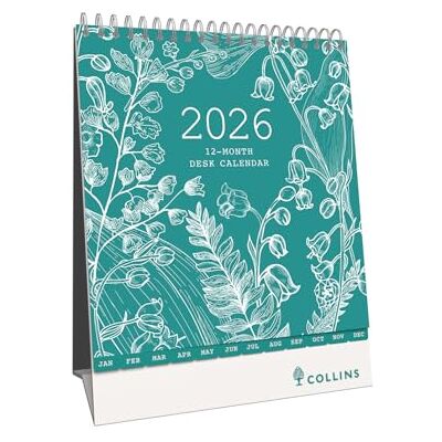 Collins Tara Monthly Desk Calendar 2026 (TADC-26) Collins Tara Monthly Desk Calendar 2026 (TADC-26)