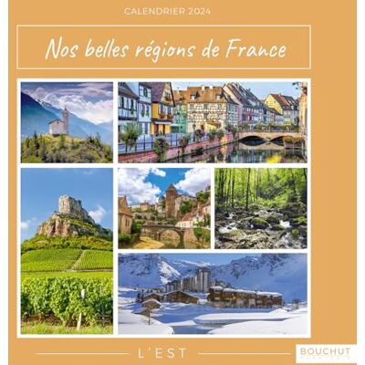 Bouchut Illustrated Calendar "L'EST" 30 x 30 cm Bouchut Illustrated Calendar "L'EST" 30 x 30 cm