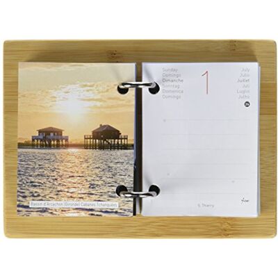 Générique Yvon Diary Refill + Bamboo Holder Générique Yvon Diary Refill + Bamboo Holder