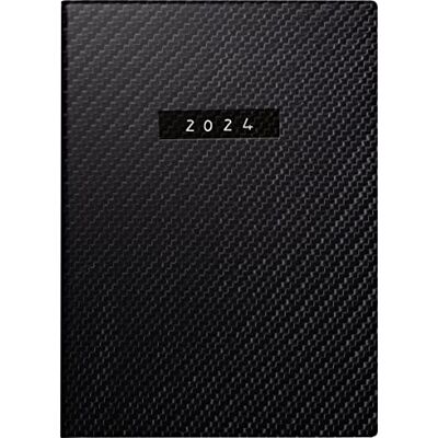 rido/idé Weekly calendar "Carbon" model perfect/technology I 2024 2 pages = 1 week sheet size 10 x 14 cm black rido/idé Weekly calendar "Carbon" model perfect/technology I 2024 2 pages = 1 week sheet size 10 x 14 cm black