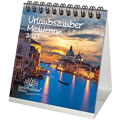 Seelenzauber Travel Magic Mediterranean Desk Calendar for 2023 Format 10 cm x 10 cm Mediterranean City and Country Seelenzauber Travel Magic Mediterranean Desk Calendar for 2023 Format 10 cm x 10 cm Mediterranean City and Country