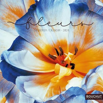 Bouchut Illustrated Calendar "Flowers" 15 x 15 cm Bouchut Illustrated Calendar "Flowers" 15 x 15 cm