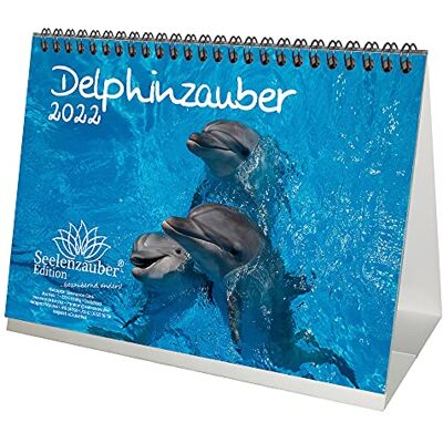 Seelenzauber Dolphinzauber DIN A5 Desk Calendar for 2022 Dolphin Seelenzauber Dolphinzauber DIN A5 Desk Calendar for 2022 Dolphin