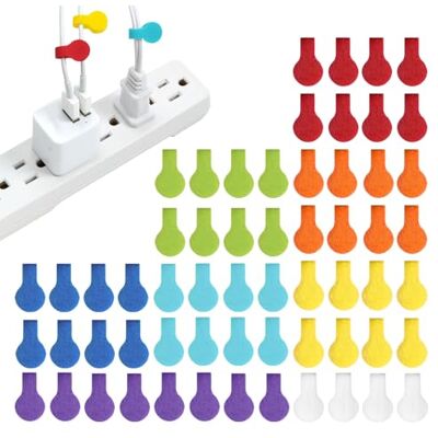 Wrap-It Storage Mini Multi-Color Cable Labels (60 Pack) Colorful Charger & Wire Labeler Wrap-It Storage Mini Multi-Color Cable Labels (60 Pack) Colorful Charger & Wire Labeler