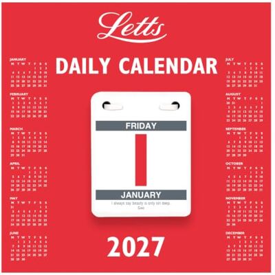 Letts of London 2027 Daily Tear-off Calendar 27-TDTC Letts of London 2027 Daily Tear-off Calendar 27-TDTC