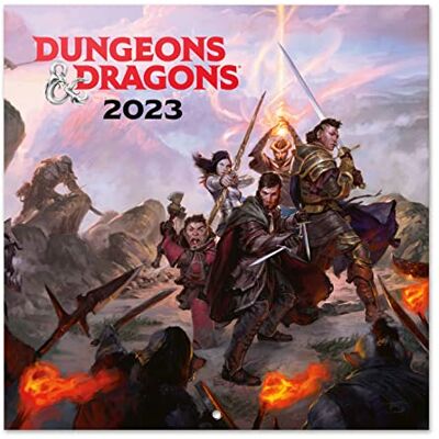 Grupo Erik Dungeons and Dragons Wall Calendar 2023 FSC, 12 Month Planner, Square Wall, Family Planner Calendar 2023, Dungeons and Dragons, 12' x 12' Grupo Erik Dungeons and Dragons Wall Calendar 2023 FSC, 12 Month Planner, Square Wall, Family Planner Calendar 2023, Dungeons and Dragons, 12' x 12'