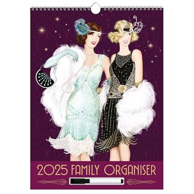 Robert Frederick Claire Coxon Art Deco 2025 Family Organiser Wall Calendar Robert Frederick Claire Coxon Art Deco 2025 Family Organiser Wall Calendar