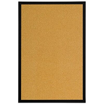 Bi-Office Cork Notice Board 30 x 40 cm Black Bi-Office Cork Notice Board 30 x 40 cm Black