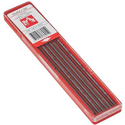 Caran d'Ache 6077.253 Technograph Graphite Leads 3B Pack of 12 Diameter 2 mm,Black Caran d'Ache 6077.253 Technograph Graphite Leads 3B Pack of 12 Diameter 2 mm,Black