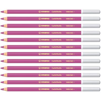 STABILO CarbOthello Chalk-Pastel Pencil Pack of 12 Violet Light STABILO CarbOthello Chalk-Pastel Pencil Pack of 12 Violet Light