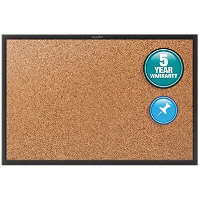 Quartet Cork Bulletin Board, 3 x 2 Feet, Corkboard, Black Frame (2303B) Quartet Cork Bulletin Board, 3 x 2 Feet, Corkboard, Black Frame (2303B)