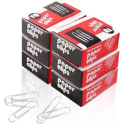 Tymyp Office Clips 33mm 600pcs Office Clips Smooth Office Clips 33mm Medium Size Office Clips Office Clips for Office Supplies, Small Office Clips for Paper Stuff Tymyp Office Clips 33mm 600pcs Office Clips Smooth Office Clips 33mm Medium Size Office Clips Office Clips for Office Supplies, Small Office Clips for Paper Stuff