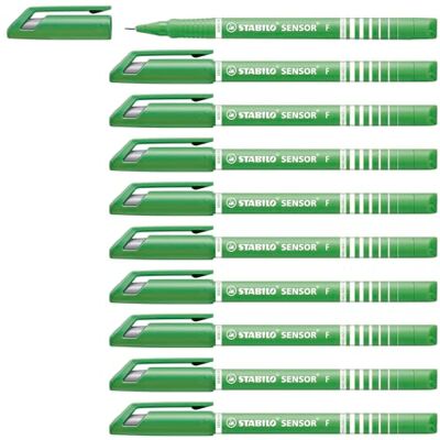 Stabilo Sensor Fine Black Pen 10 pcs - Fineliner Stabilo Sensor Fine Black Pen 10 pcs - Fineliner