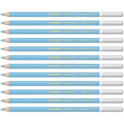 STABILO CarbOthello Chalk-Pastel Pencil Pack of 12 Ultramarine Light STABILO CarbOthello Chalk-Pastel Pencil Pack of 12 Ultramarine Light