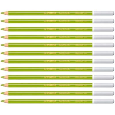 STABILO CarbOthello Chalk-Pastel Pencil Pack of 12 Leaf Green Middle STABILO CarbOthello Chalk-Pastel Pencil Pack of 12 Leaf Green Middle