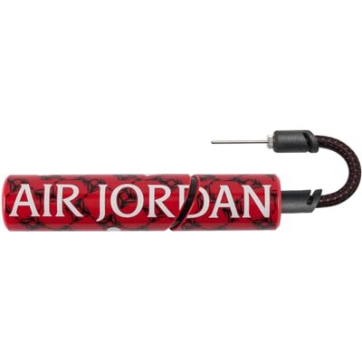 Nike Jordan Essential Ball Pump Air Pump for Basketball, Football, Handball Sports Ball Pump Compact, Portable, Training Accessory, Fire Red/Fire Red/White, One Size Nike Jordan Essential Ball Pump Air Pump for Basketball, Football, Handball Sports Ball Pump Compact, Portable, Training Accessory, Fire Red/Fire Red/White, One Size