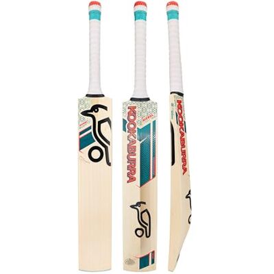 Kookaburra Nickel Pro Players Edition Cricket Bat Short Handle, Teal/Red Kookaburra Nickel Pro Players Edition Cricket Bat Short Handle, Teal/Red