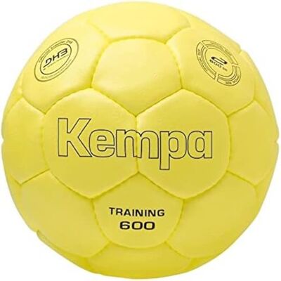 Kempa Training 600 Handball, Yellow, Size 2 Kempa Training 600 Handball, Yellow, Size 2