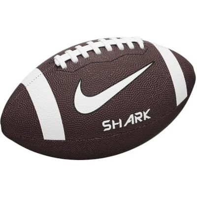 Nike Vapor Shark Football – Training American Football Ball – Robust outdoor football ball for training – delivered deflated, Brown/White/Black/White, 8 Nike Vapor Shark Football – Training American Football Ball – Robust outdoor football ball for training – delivered deflated, Brown/White/Black/White, 8