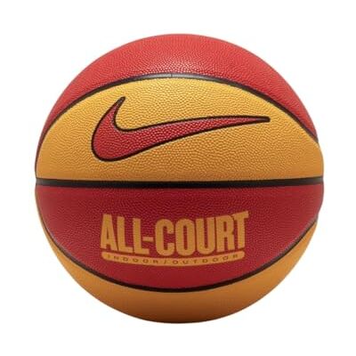 Nike Everyday All Court Basketball 8P – Indoor Outdoor Basketball Ball – Robust Training Basketball – Delivered Deflated, University Red/Black/Black/University Gold, 7 Nike Everyday All Court Basketball 8P – Indoor Outdoor Basketball Ball – Robust Training Basketball – Delivered Deflated, University Red/Black/Black/University Gold, 7