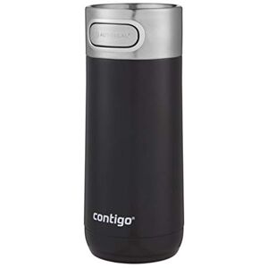Contigo Luxe Autoseal Travel Mug, Stainless Steel Thermal Mug, Vacuum Flask, Leakproof Tumbler, dishwasher safe, Coffee Mug with BPA Free Easy-Clean Lid, Licorice 360 ml Contigo Luxe Autoseal Travel Mug, Stainless Steel Thermal Mug, Vacuum Flask, Leakproof Tumbler, dishwasher safe, Coffee Mug with BPA Free Easy-Clean Lid, Licorice 360 ml