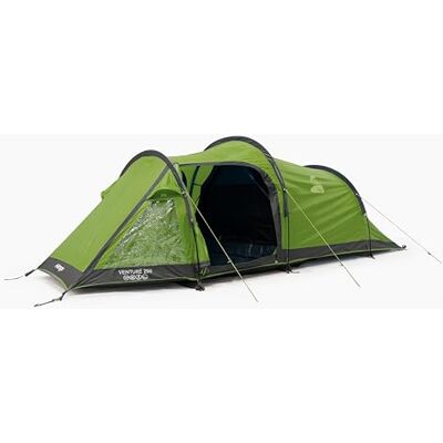 Vango Venture 250 2 Man Tunnel Tent, Bedroom for 2 People with Large Porch Living Area, Ventilation and Windows, Waterproof, Camping Vango Venture 250 2 Man Tunnel Tent, Bedroom for 2 People with Large Porch Living Area, Ventilation and Windows, Waterproof, Camping