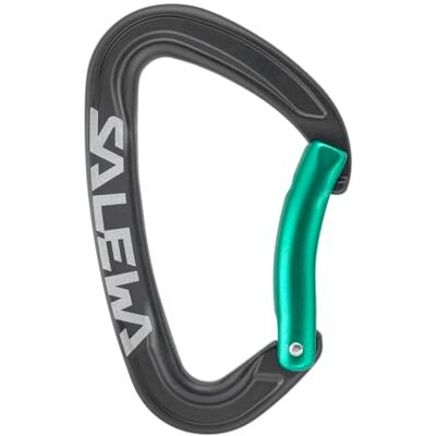 Salewa Ortles Moschettone a Leva Curva Nero - Carabiner Salewa Ortles Moschettone a Leva Curva Nero - Carabiner