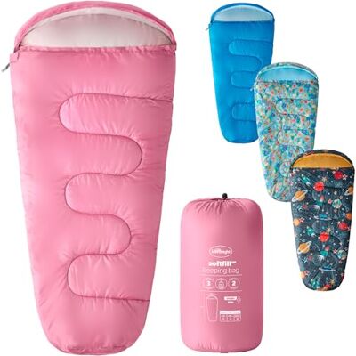 Silentnight - Kids Sleeping Bag - Pink - 3S - Sleeping bag Silentnight - Kids Sleeping Bag - Pink - 3S - Sleeping bag
