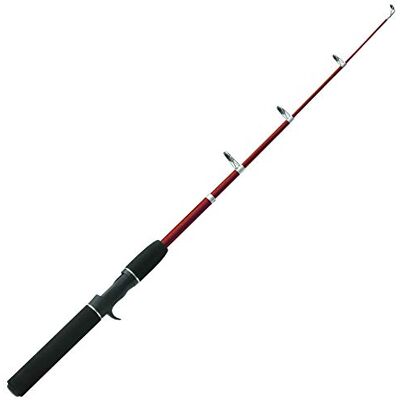 Zebco Z-Cast Casting Fishing Rod, Extendable 17-Inches to 5-Foot 6-Inch Telescopic Durable Z-Glass Fishing Pole, Comfortable EVA Rod Handle, Shock-Ring Guides, Medium Power, Red Zebco Z-Cast Casting Fishing Rod, Extendable 17-Inches to 5-Foot 6-Inch Telescopic Durable Z-Glass Fishing Pole, Comfortable EVA Rod Handle, Shock-Ring Guides, Medium Power, Red