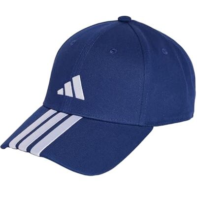 adidas Unisex Bball 3S New Logo Hat, Dark Blue/White, XS-S adidas Unisex Bball 3S New Logo Hat, Dark Blue/White, XS-S