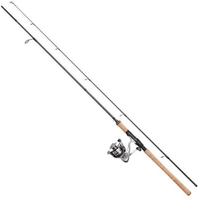 DAM Impressa Classic Spinning Combo, Freshwater Angler Fishing Rod & Reel Pike Perch & Zander, Strong Leightweight & Versatile, Black, 2.40m Moderate Fast Rod, 3000 Size Reel DAM Impressa Classic Spinning Combo, Freshwater Angler Fishing Rod & Reel Pike Perch & Zander, Strong Leightweight & Versatile, Black, 2.40m Moderate Fast Rod, 3000 Size Reel