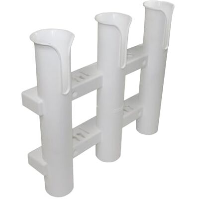 SeaSense 3-Rack Fishing Rod Holder for Your Boat, Pontoon, Garage – Convenient Storage for Fishing Poles, Pliers, Filet Knives & Other Gear – Mounting Hardware Included, Snaps Together Easily SeaSense 3-Rack Fishing Rod Holder for Your Boat, Pontoon, Garage – Convenient Storage for Fishing Poles, Pliers, Filet Knives & Other Gear – Mounting Hardware Included, Snaps Together Easily